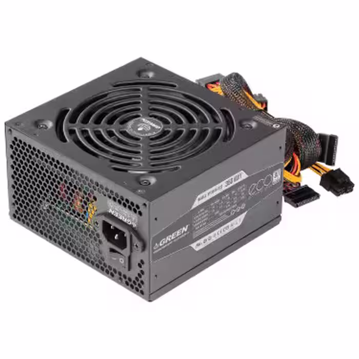 منبع تغذیه کامپیوتر گرین مدل GREEN GP350A-ECO Rev3.1