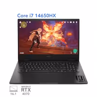 لپ تاپ گیمینگ اچ پی آمن  HP Omen 16 Pro WF1141TX i7 14650HX RTX 4070 140W 16G 1T 2.5K 240Hz 2024