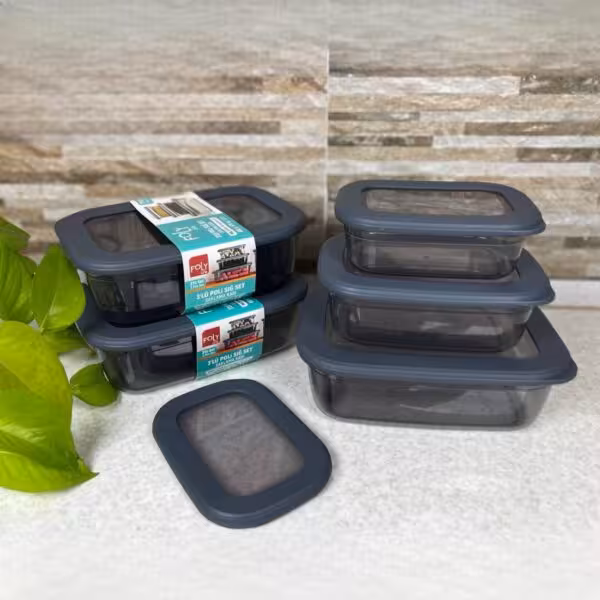 فولی لایف - ظرف نگهدارنده سه عددی درب سیلیکون 0339