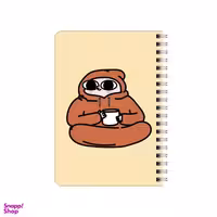 دفترچه یادداشت بامبیلیپ مدل چوبی طرح سرمایی و چای کد 3538163