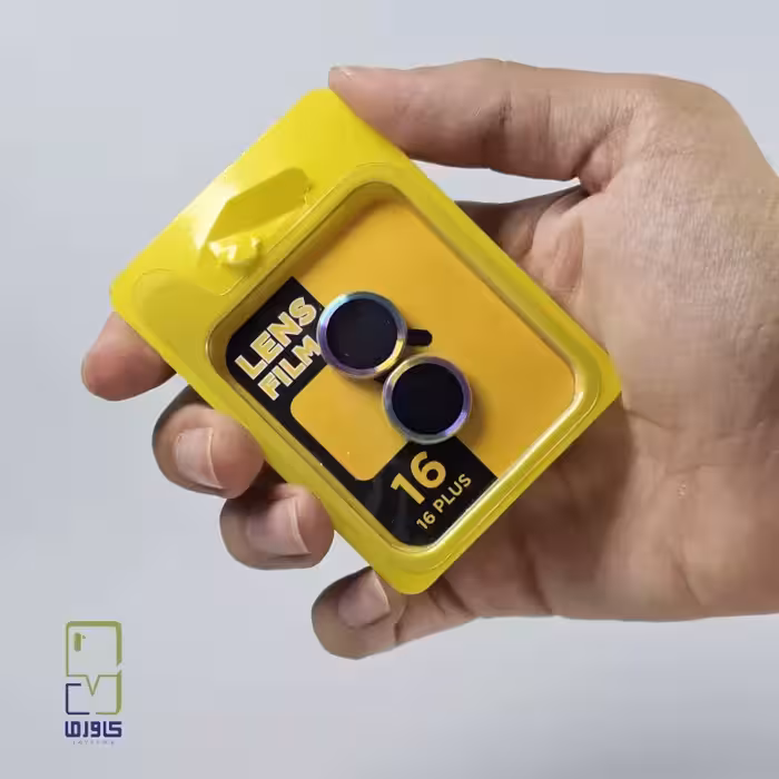 خرید محافظ لنز آیفون 16 نرمال فلزی هفت رنگ | گلس دوربین مقاوم و شیک