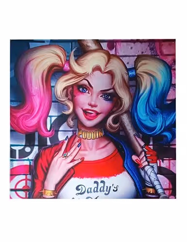برچسب کنسول PS4 (GO) طرح Harley Quinn