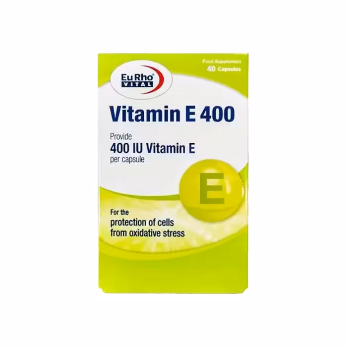 کپسول ویتامین E400 یوروویتال | 40 عددی