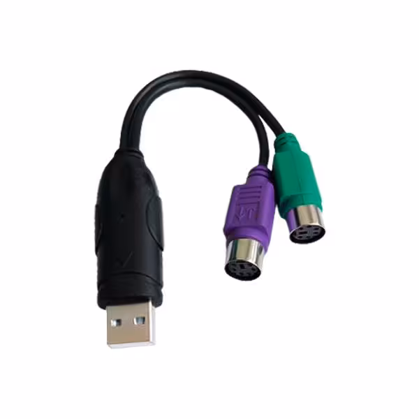 کابل تبدیل ps2 به USB طول 30 سانتی متر