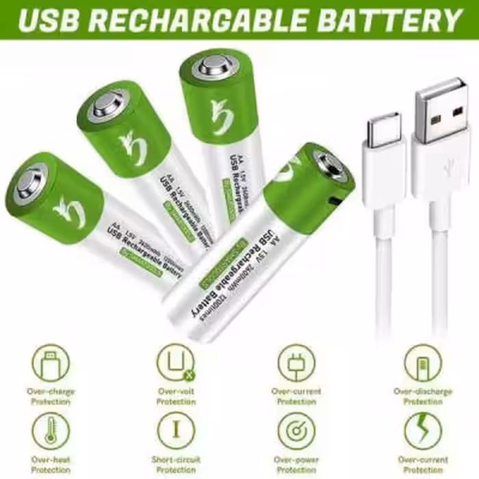 باطری شارژی 4 عددی