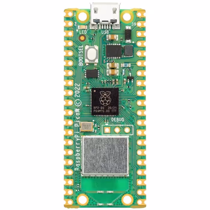 برد رزبری پای پیکوW دارای وای فای RASPBERRY PI PICO W(اورجینال)