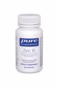 کپسول زینک 15 میلی گرم Pure Encapsulations بسته 30 عددی