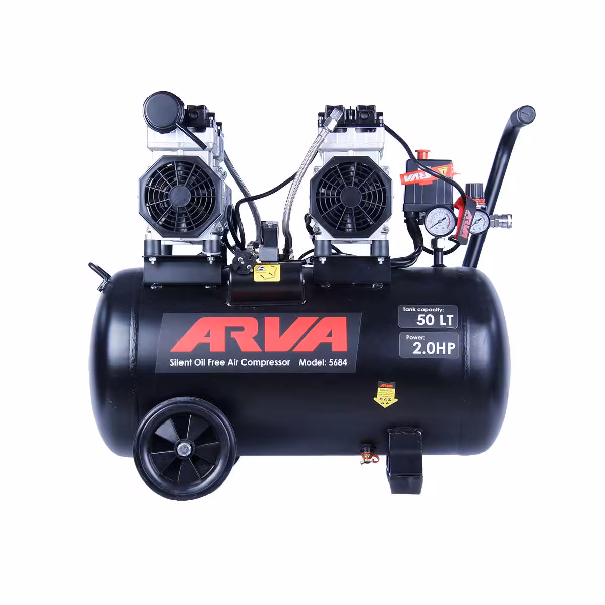 کمپرسور باد سایلنت 50 لیتری مدل 5684 آروا