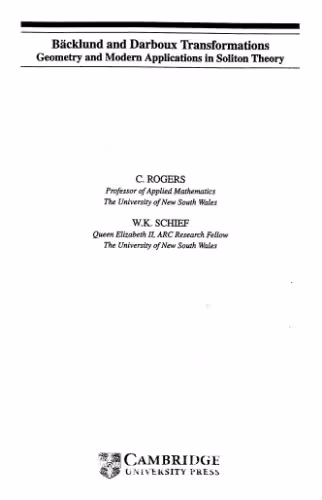 خرید و دانلود نسخه کامل کتاب Baecklund and Darboux transformations
