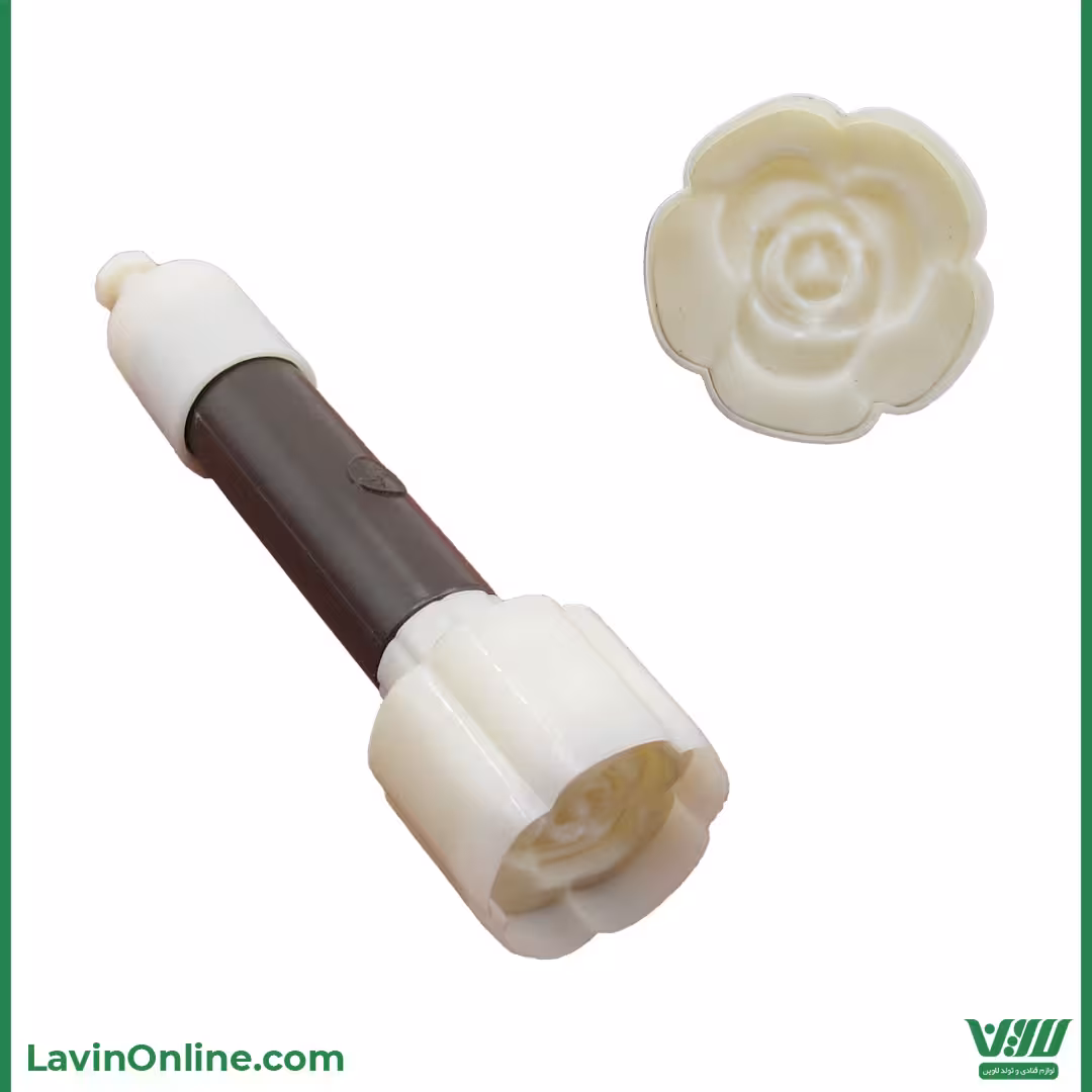 کاتر فشاری شیرینی طرح گل رز