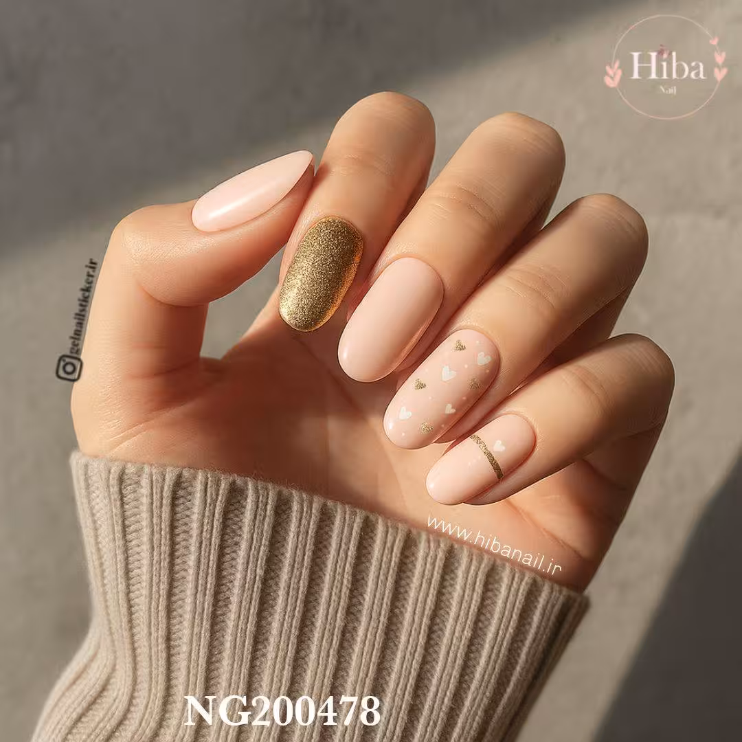 استیکر ژله ای کاشت ناخن (نیل رپ)_کد NG200478