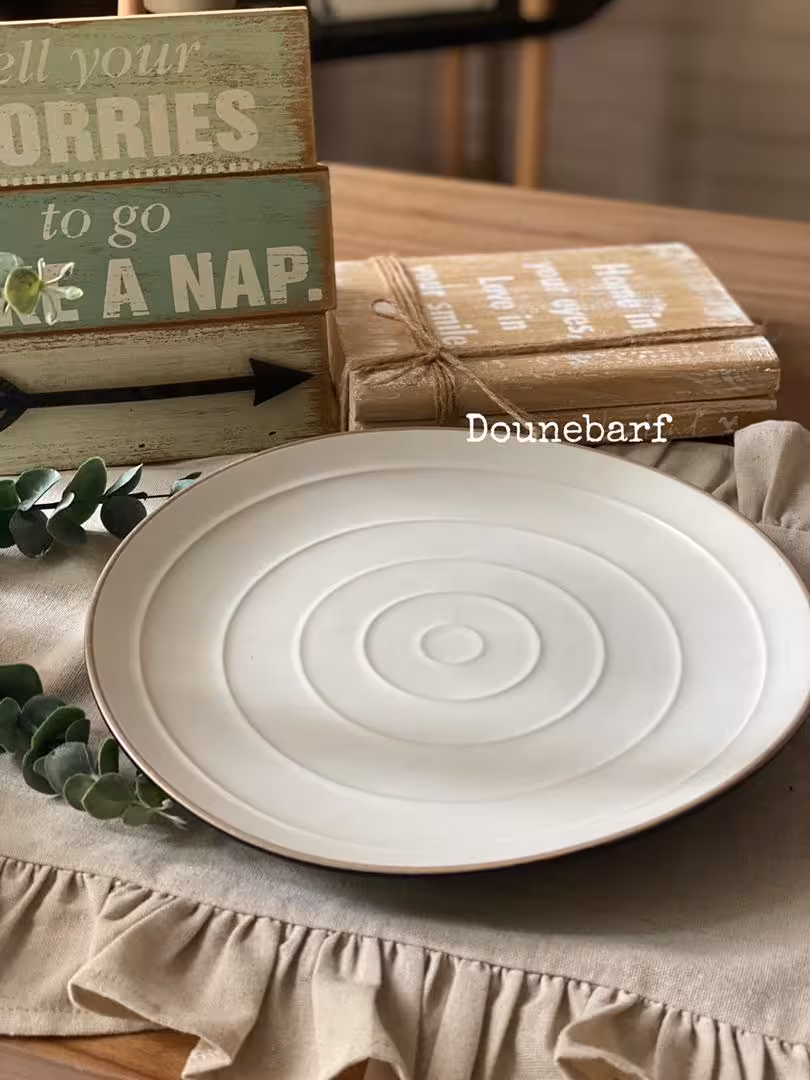 بشقاب راه راه طرح داخل