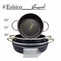 تابه سه تایی دو دسته اسبیکو 