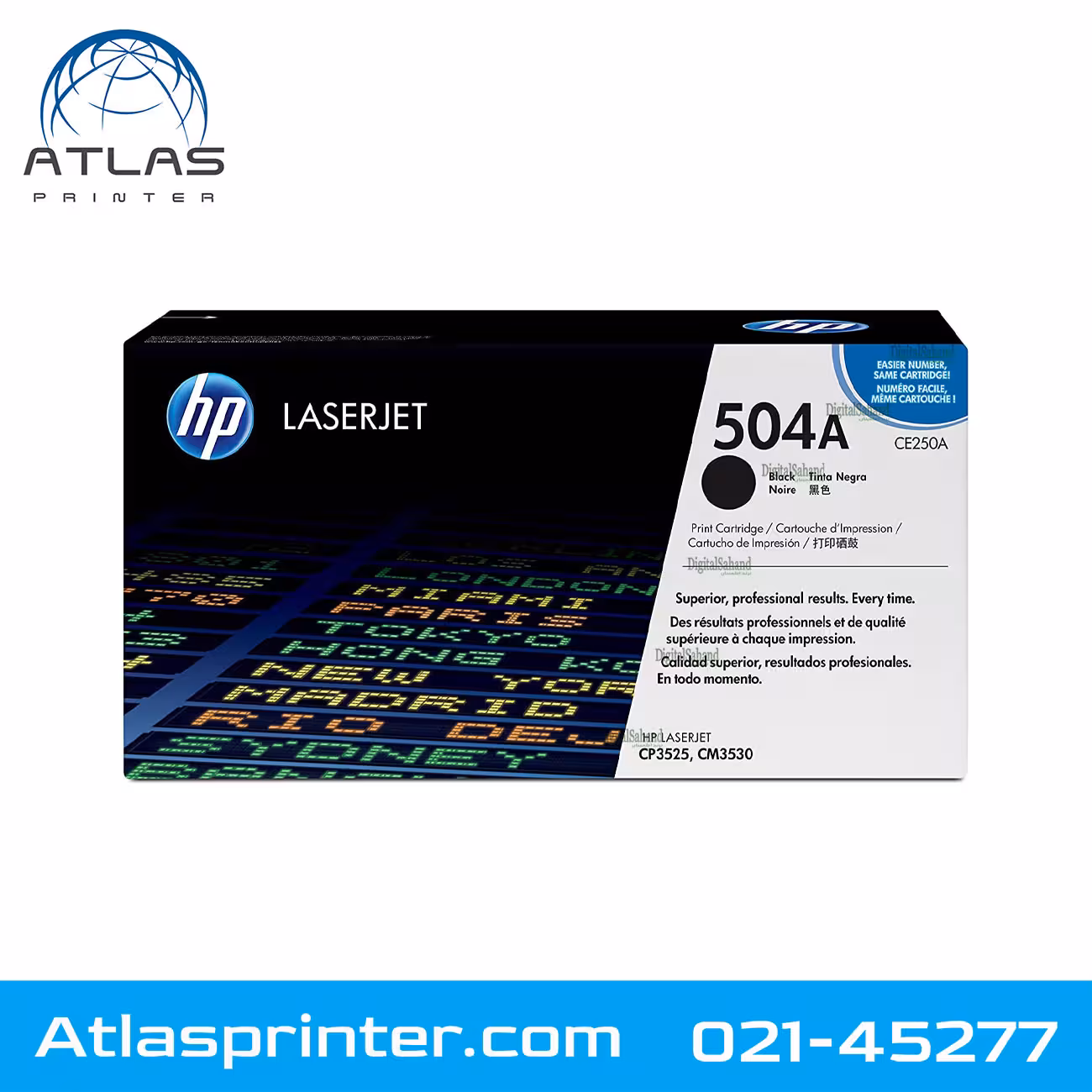 کارتریج لیزری اچ پی HP 504A مشکی