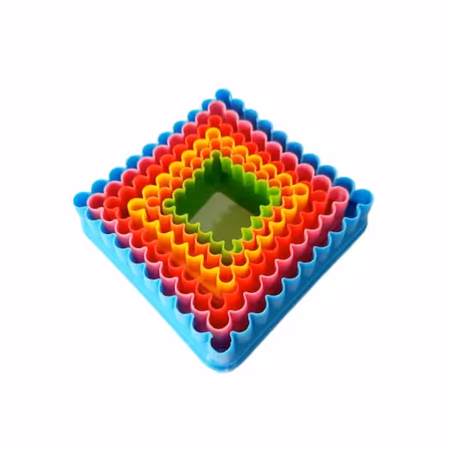 ست کاتر مربع دوطرفه 6 عددی