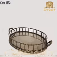 سینی دسته دار برنجی 1332