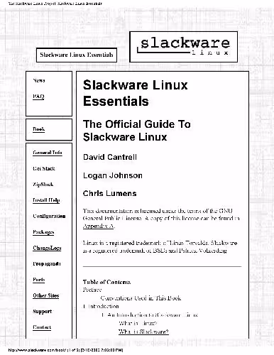 خرید و دانلود نسخه کامل کتاب Slackware Linux Essentials