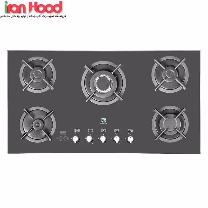 اجاق گاز صفحه ای پرنیان استیل PB 5207D (تایمردار)