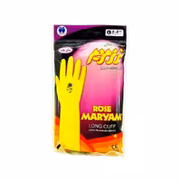 دستکش ظرفشویی رز مریم ساق بلند سایز لارج