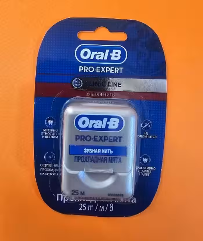 نخ دندان اورال بی ORAL-B مدل PRO EXPERT سری CLINIC LINE طول 25 متر