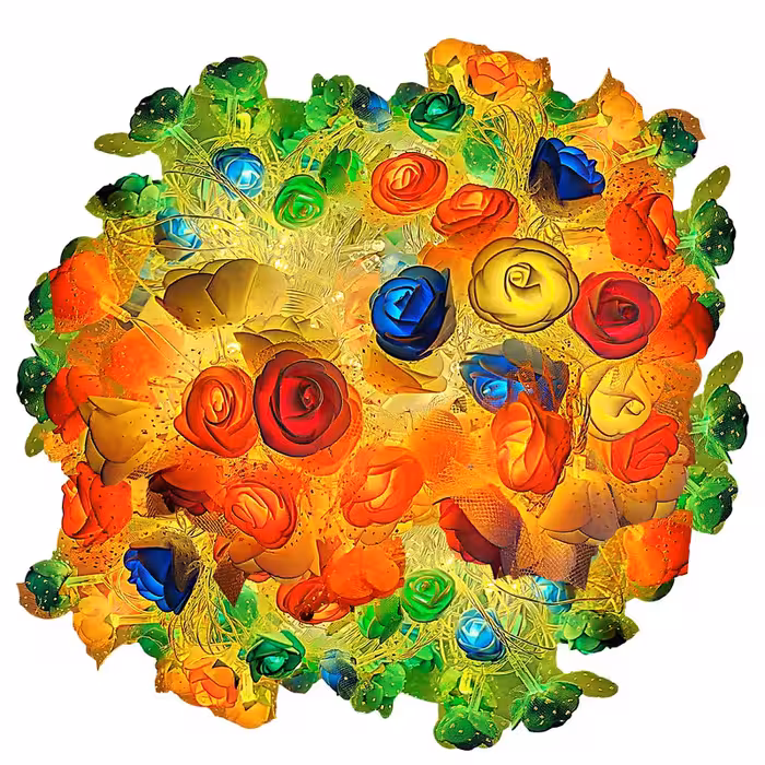 ریسه ال ای دی مدل گل color طول 6 متر