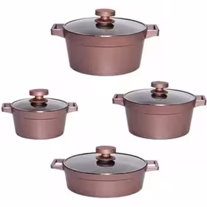 سرویس 8 پارچه رزگلد دیاموند کد un-8505