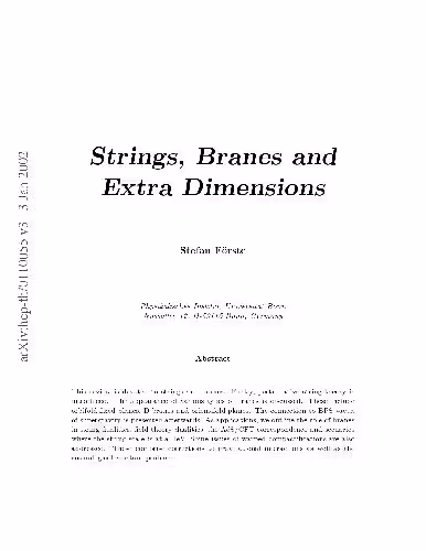 خرید و دانلود نسخه کامل کتاب Strings Branes and Superstring Theory
