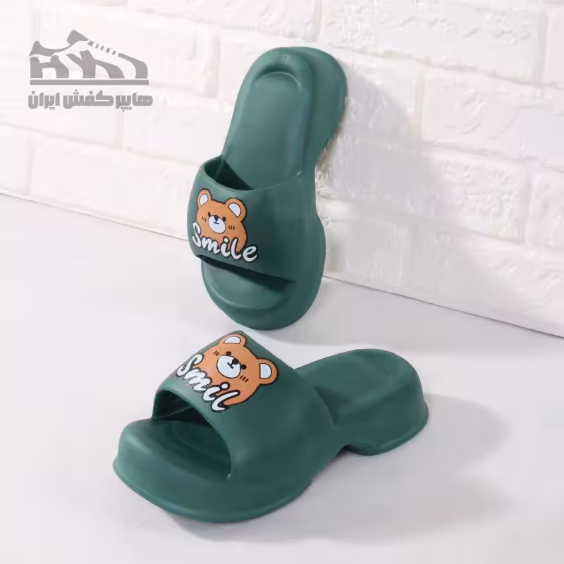 دمپایی زنانه مدل خرسی Smile