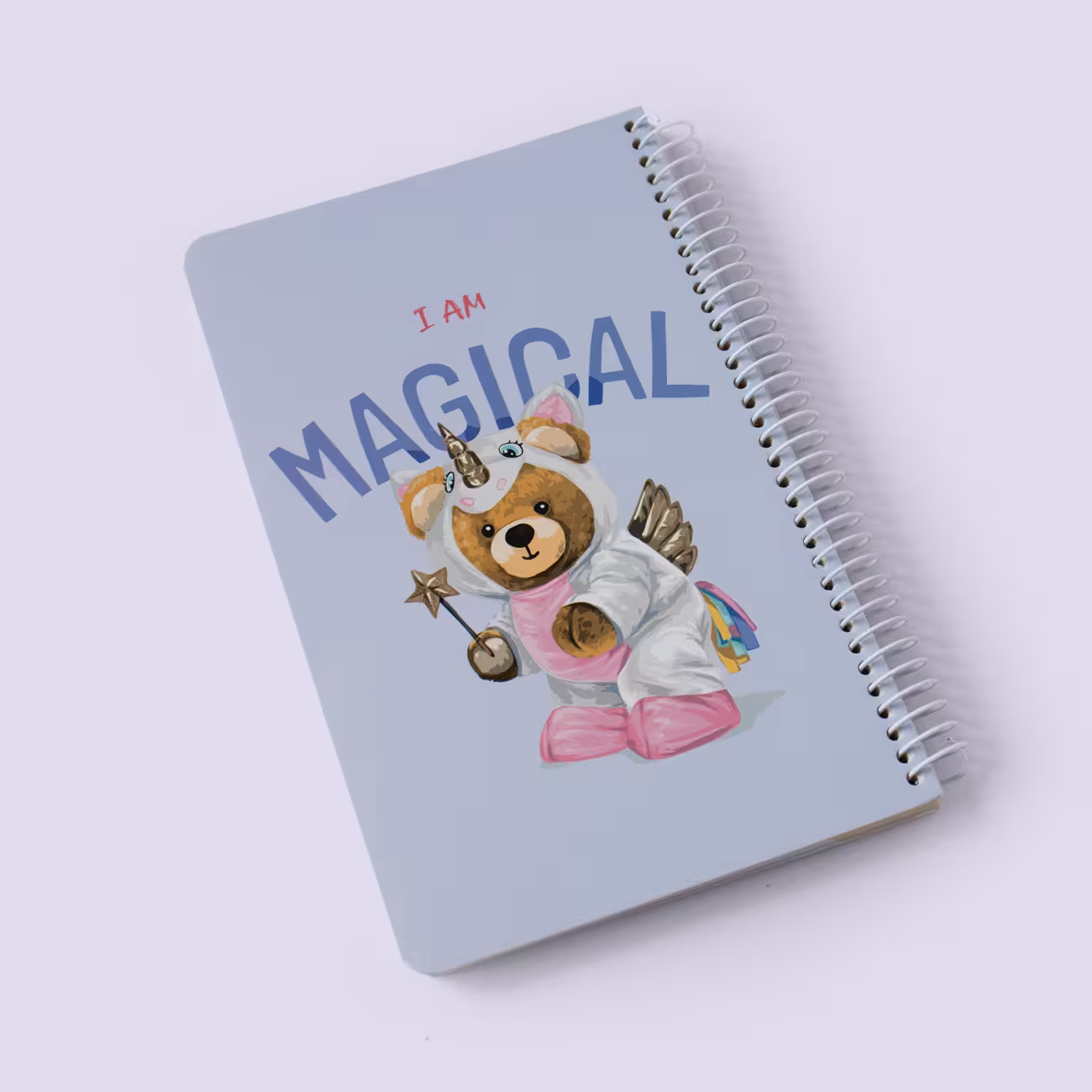 دفتر خط دار فانتزی خرس یونیکورن کیچ بوک (KITSCH BOOK)
