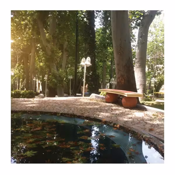 نیمکت قوسی دورا با پایه گوی