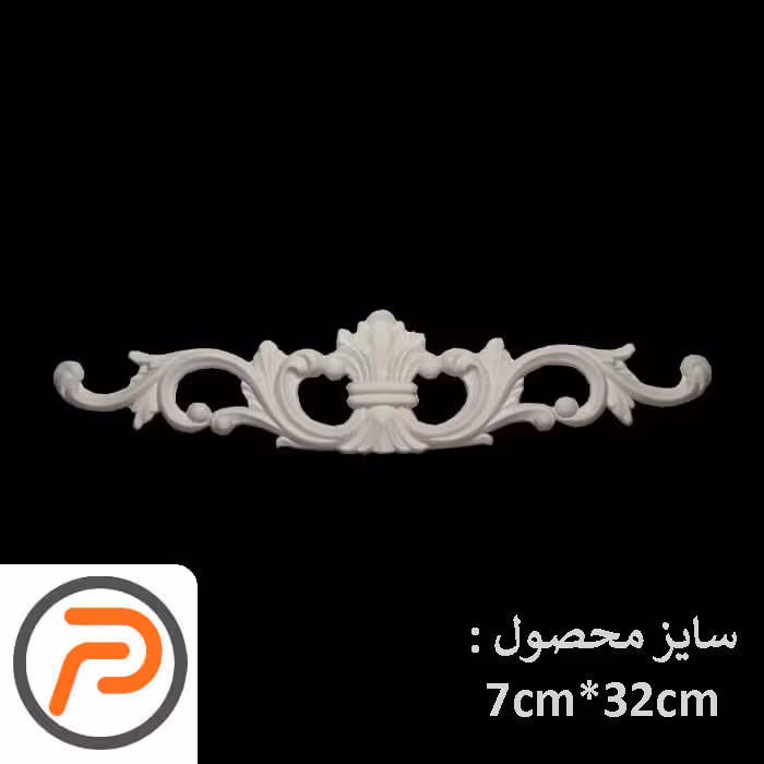 گل تزیینی طرح منبت pvc کد 112