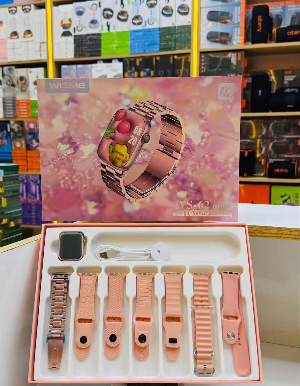 اسمارت واچ زنانه ws62 mini ساعت هوشمند