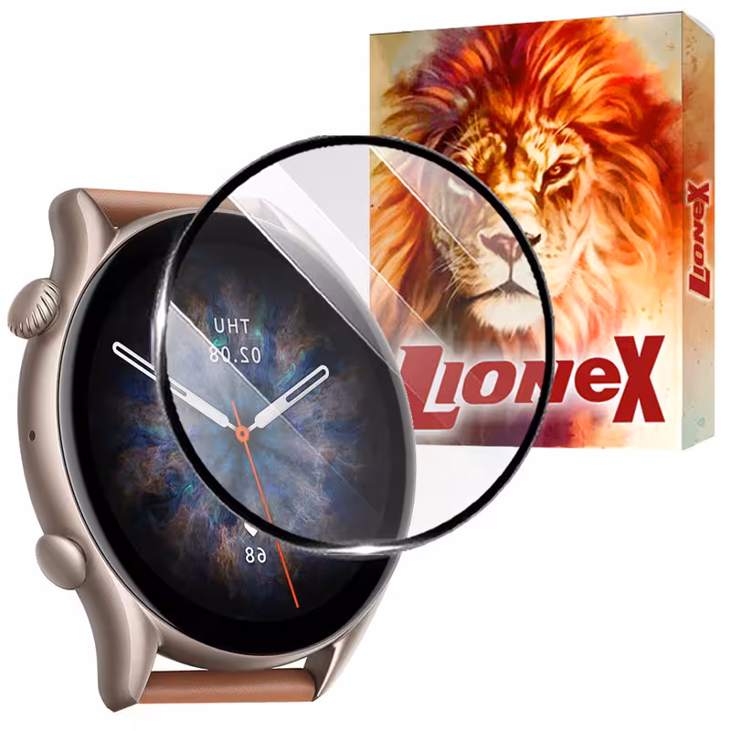 محافظ صفحه نمایش لایونکس مدل LWPM مناسب برای ساعت هوشمند امیزفیت GTR 3 Pro