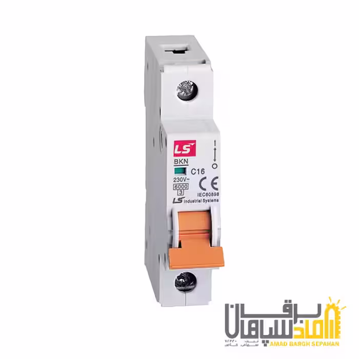 کلید LS مینیاتوری،1 پل،20 آمپر،6 کیلو آمپر - MCB سری BKN