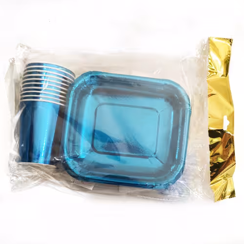 پک تم تولد متالایز آبی