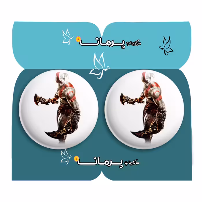 پیکسل پرمانه طرح God of war کد pm2n.29163 مجموعه 2 عددی