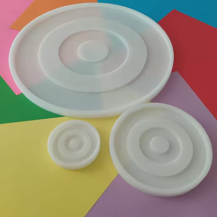 قالب رزین مدل زیرلیوانی طرح چشم نظر کد 11