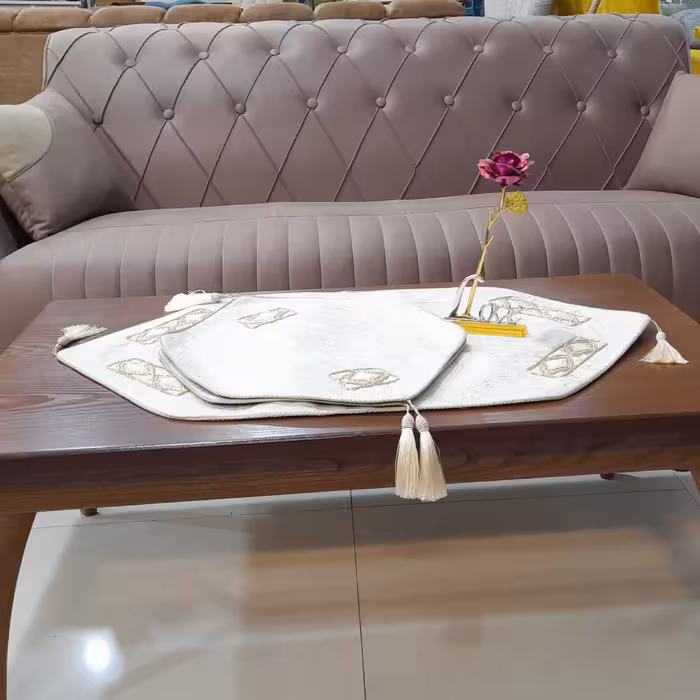 ست رومیزی 4 تکه طرح پتینه کد 0001