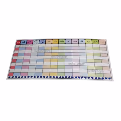 بازی فکری مدل اسم فامیل بسته 24 عددی