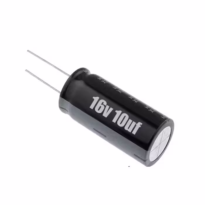 خازن الکترولیت 10 میکروفاراد مدل 16V بسته 5 عددی
