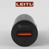 شارژر فندکی لیتو مدل LC-C3 18W به همراه کابل تبدیل MICROUSB