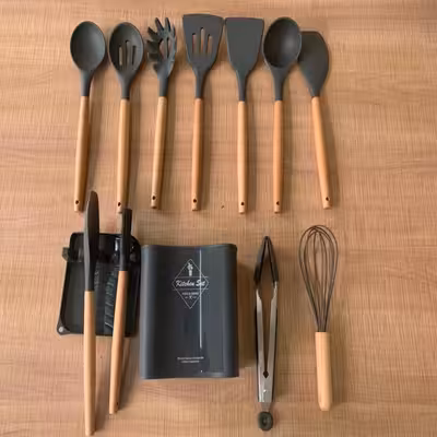 سرویس کفگیر و ملاقه 13 پارچه کیچن ست مدل UNT46