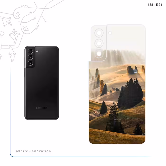 برچسب پوششی ماهوت مدل Foggy Plain مناسب برای گوشی موبایل سامسونگ Galaxy S21 5G