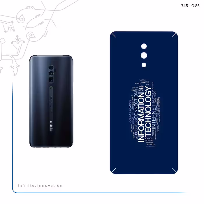 برچسب پوششی ماهوت مدل IT Science مناسب برای گوشی موبایل اپو RENO 10X