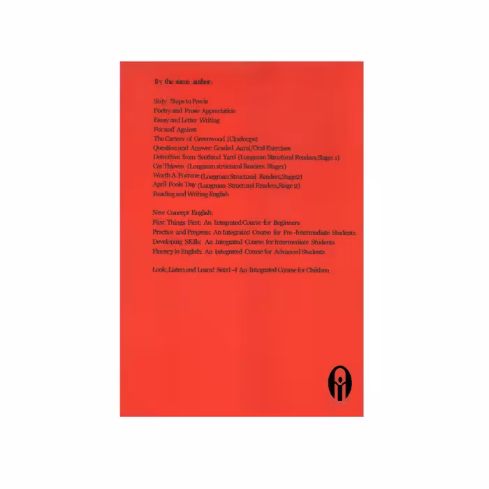 کتاب A first book in comprehension precis and composition  اثر L.G. Alexander انتشارات الوندپویان