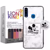 کاور لاین کینگ مدل Mickey2 مناسب برای گوشی موبایل سامسونگ Galaxy A10s به همراه پایه نگهدارنده