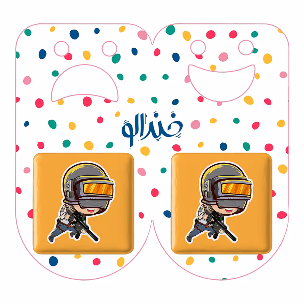 پیکسل خندالو مدل پابجی PUBG کد 3796 به همراه مگنت