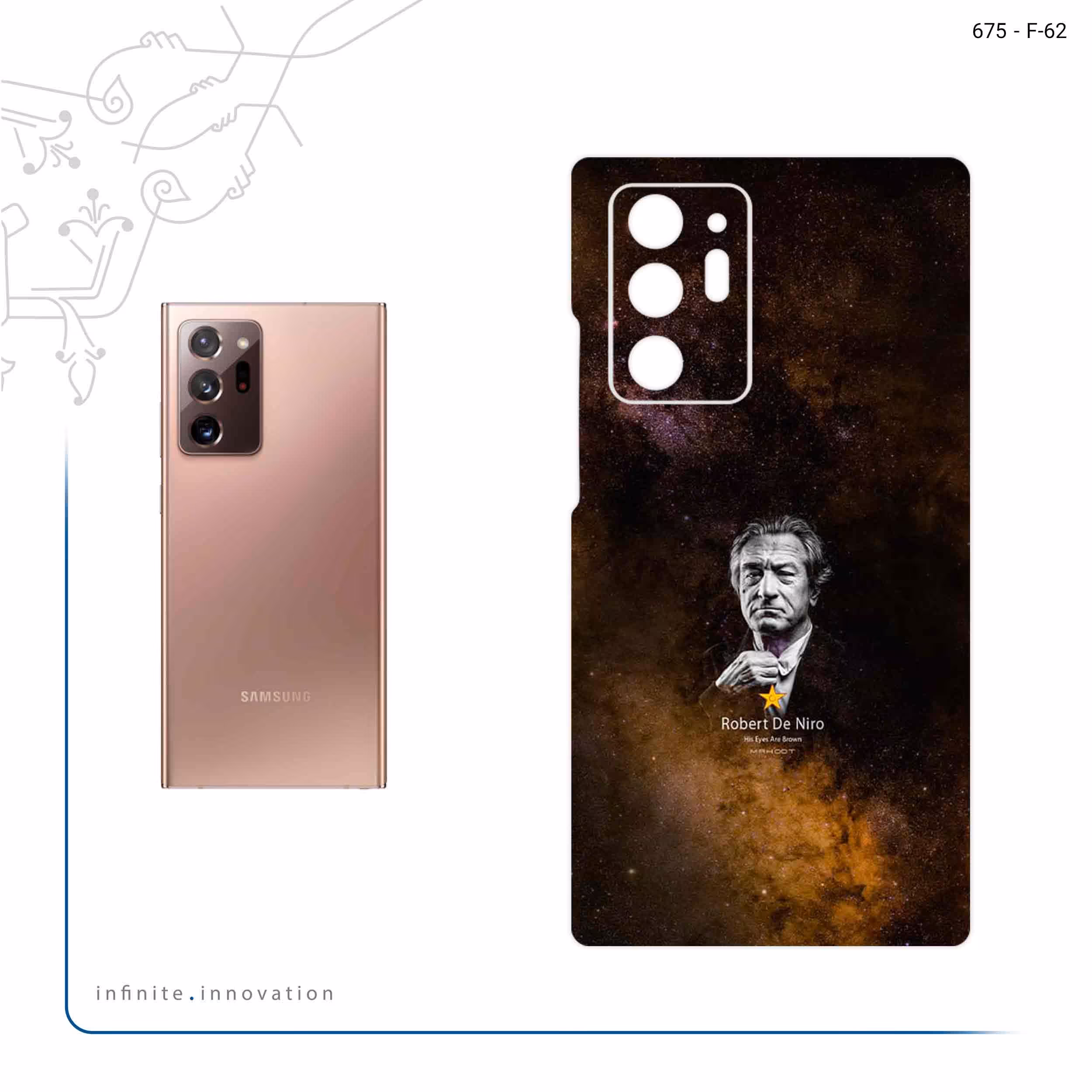 برچسب پوششی ماهوت مدل Robert De Niro مناسب برای گوشی موبایل سامسونگ Galaxy Note 20 Ultra