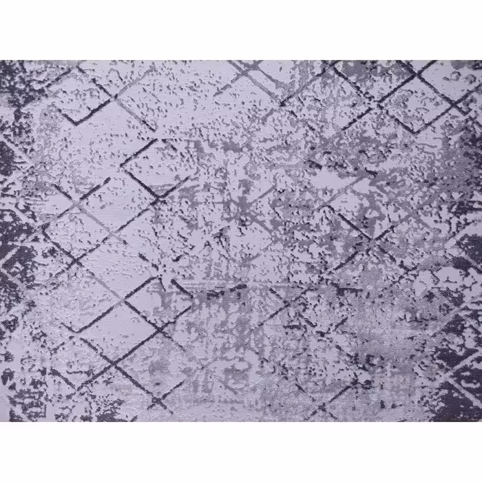 فرش ماشینی زمرد مشهد مدل NO011 زمینه طوسی