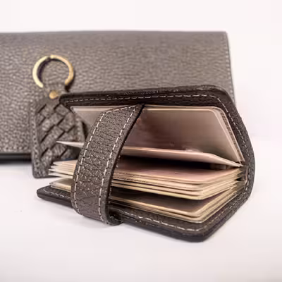 ست هدیه چرم عطارد مدل چرم طبیعی کد A37